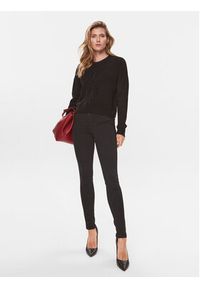 Liu Jo Sweter MF3005 MA51I Czarny Regular Fit. Kolor: czarny. Materiał: syntetyk #6
