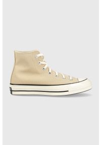 Converse trampki Chuck 70 damskie kolor beżowy A03446C. Nosek buta: okrągły. Kolor: beżowy. Materiał: guma #1