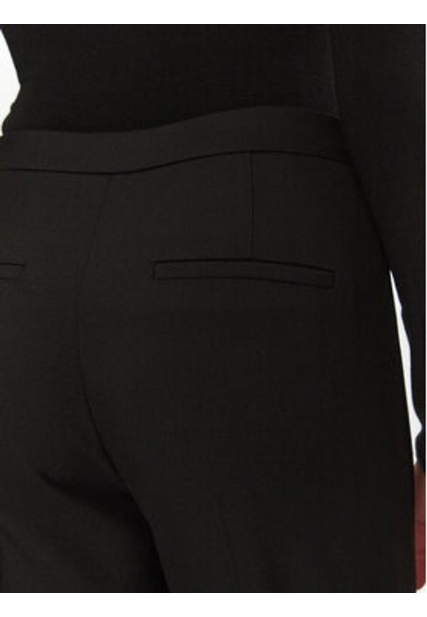 Morgan Spodnie materiałowe 251-PFLAC.F Czarny Bootcut Fit. Kolor: czarny. Materiał: syntetyk