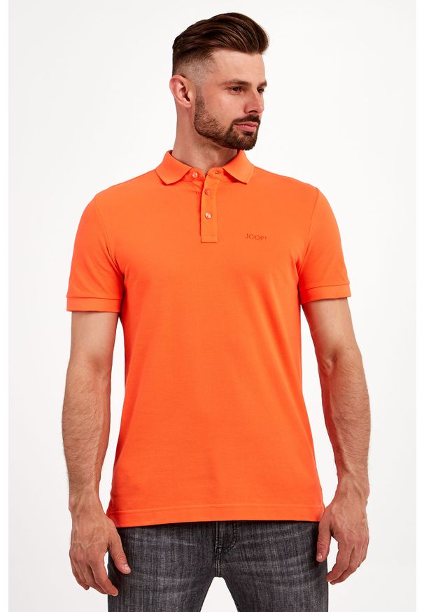 Polo Primus JOOP!. Typ kołnierza: polo. Długość rękawa: krótki rękaw. Długość: krótkie. Wzór: haft. Styl: klasyczny