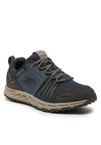 skechers - Skechers Trapery Escape Plan 51591/NVOR Granatowy. Kolor: niebieski. Materiał: materiał