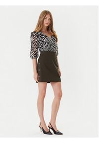 Morgan Spódnica mini 252-JEONA 962 Czarny Regular Fit. Kolor: czarny. Materiał: bawełna #3