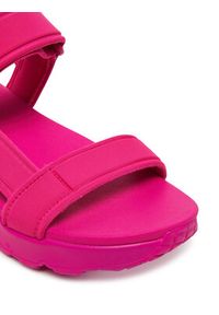skechers - Skechers Sandały Uno-Fun Stand 119814/HTPK Różowy. Kolor: różowy. Materiał: materiał #6