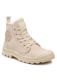 Palladium Trapery Pampa Hi Zip Wl 95982-217-M Beżowy. Kolor: beżowy. Materiał: skóra, nubuk #3