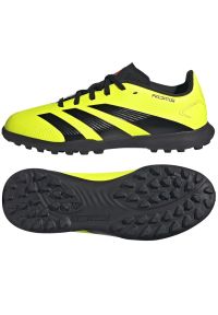 Adidas - Buty piłkarskie adidas Predator League L Tf Jr IG5444 żółte. Zapięcie: sznurówki. Kolor: żółty. Materiał: syntetyk, guma. Sport: piłka nożna