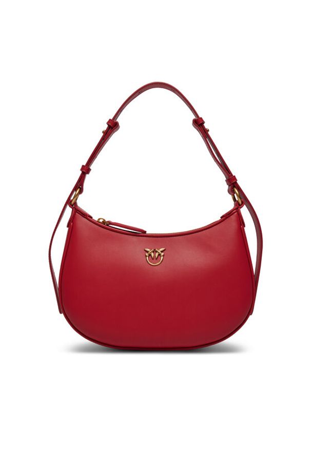 Pinko Torebka Half Moon Mini Fl . PE 24 PLTT 102790 A0F1 Czerwony. Kolor: czerwony. Materiał: skórzane