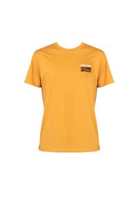 Guess T-Shirt "Mirage" | M3GI16I3Z14 | Mężczyzna | Pomarańczowy. Okazja: na co dzień. Kolor: pomarańczowy. Materiał: bawełna. Wzór: nadruk. Styl: casual #5