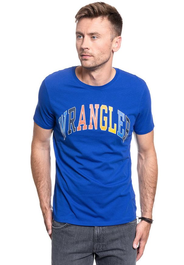 Wrangler - WRANGLER SS RAINBOW TEE COBALT BLUE W7C7D3B09 112131740