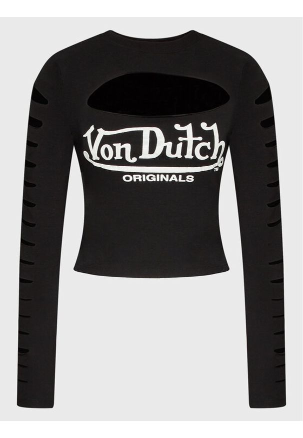 Von Dutch Bluzka Alex 6 224 013 Czarny Regular Fit. Kolor: czarny. Materiał: bawełna