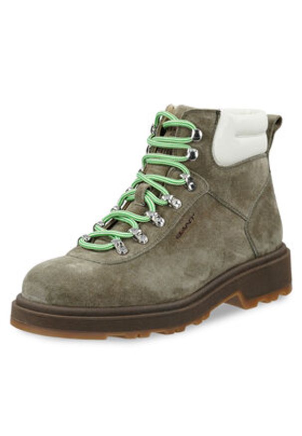 GANT - Gant Trapery 31543079 Szary. Kolor: szary. Materiał: zamsz, skóra
