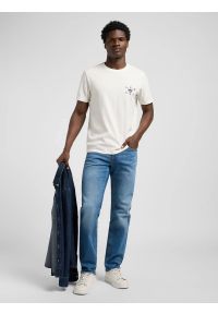 Lee - MESKA KOSZULKA LEE ESSENTIAL GRAPHIC TEE ECRU 112370518 #3