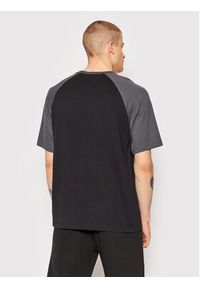 Champion T-Shirt Unisex STRANGER THINGS Hawkins Raglan 217755 Czarny Custom Fit. Kolor: czarny. Materiał: bawełna. Długość rękawa: raglanowy rękaw