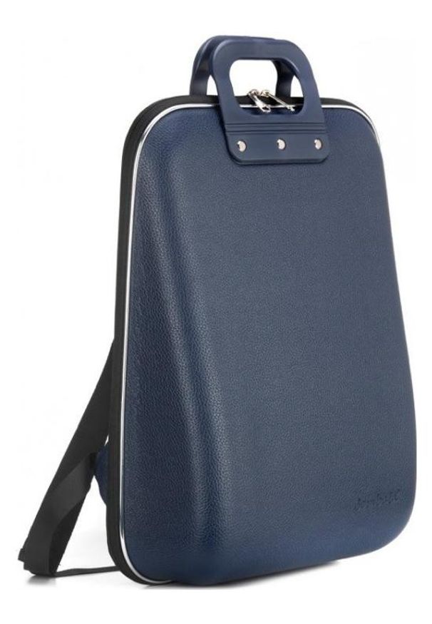 Bombata Backpack Classic 15''-16'' dark blue. Materiał: materiał. Wzór: paski. Styl: elegancki, sportowy