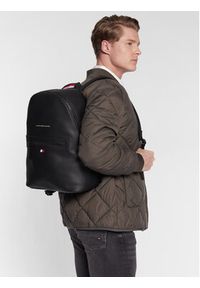 TOMMY HILFIGER - Tommy Hilfiger Plecak Essential Pu Backpack AM0AM09503 Czarny. Kolor: czarny. Materiał: skóra #3