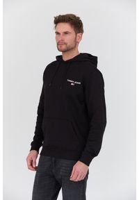 Tommy Jeans - TOMMY JEANS Czarna męska bluza z kapturem, Rozmiar S. Typ kołnierza: kaptur. Kolor: czarny #2