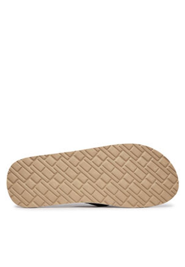 TOMMY HILFIGER - Tommy Hilfiger Japonki Hilfiger Chambray Beach Sandal FM0FM05751 Szary. Kolor: szary. Materiał: materiał