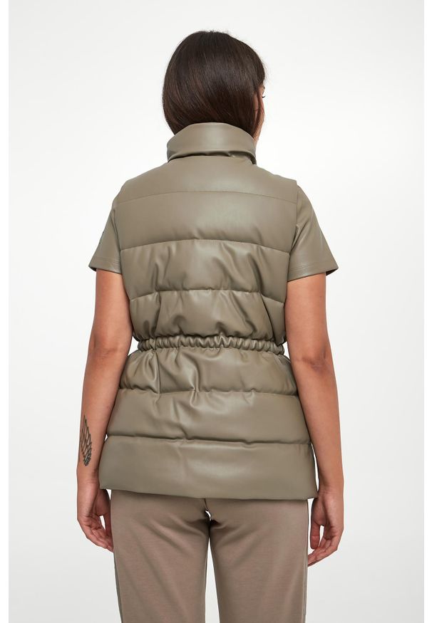 Armani Exchange - Kamizelka damska pikowana ARMANI EXCHANGE