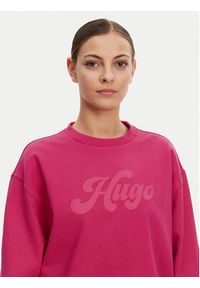 Hugo - HUGO Bluza Deroxina 50541169 Różowy Relaxed Fit. Kolor: różowy. Materiał: bawełna #3