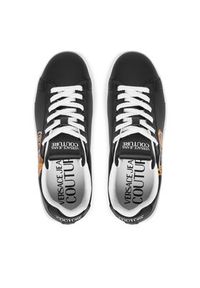 Versace Jeans Couture Sneakersy 80VA3SK3 ZPB73 899 Czarny. Kolor: czarny. Materiał: skóra #3