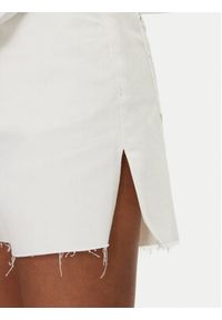 MET Szorty jeansowe M10 137SH Biały Regular Fit. Kolor: biały. Materiał: bawełna #3