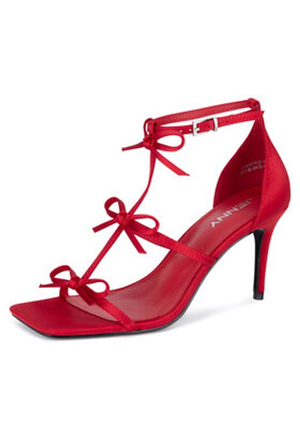 Jenny - JENNY Sandały CWBFS32 Czerwony. Kolor: czerwony. Materiał: materiał