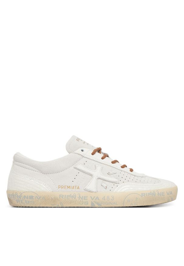 Premiata Sneakersy Davidd Var 8294 Biały. Kolor: biały. Materiał: skóra