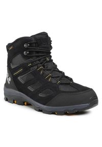 Jack Wolfskin Trekkingi Vojo 3 Wt Texapore Mid M 4042461 Czarny. Kolor: czarny. Materiał: welur, skóra. Sport: turystyka piesza