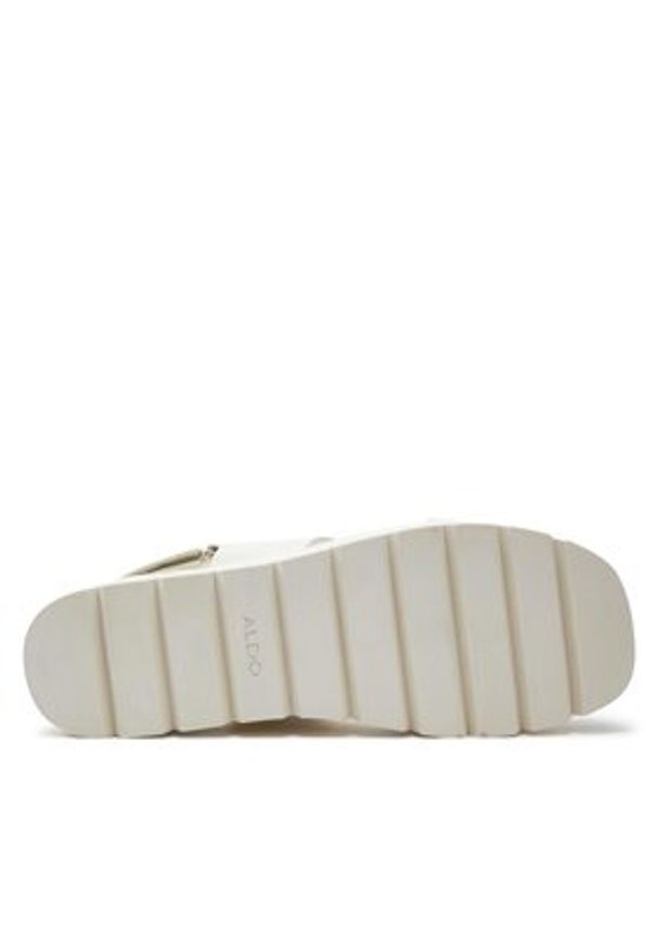 Aldo Sandały Thila 13713130 Biały. Kolor: biały. Materiał: skóra
