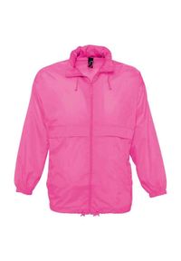 SOL'S - Wiatrówka Unisex Surf Dla Dorosłych. Kolor: czerwony, wielokolorowy, różowy