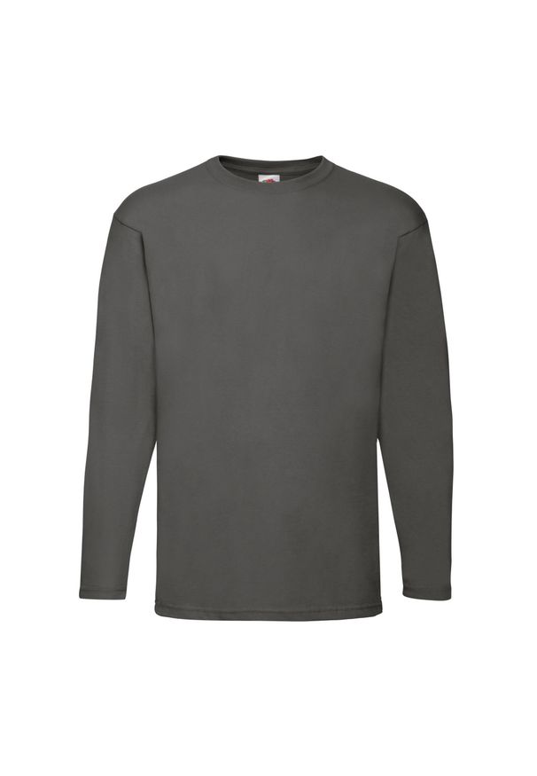 FRUIT OF THE LOOM - Koszulka Z Długim Rękawem Dla Dorosłych Unisex Valueweight. Kolor: zielony. Długość rękawa: długi rękaw. Długość: długie. Sport: turystyka piesza