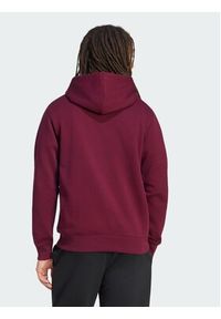 Adidas - adidas Bluza Trefoil Essentials KW5048 Bordowy Regular Fit. Kolor: czerwony. Materiał: bawełna #4
