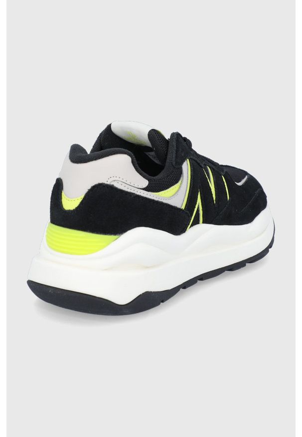 New Balance - Buty W5740HL1. Nosek buta: okrągły. Zapięcie: sznurówki. Kolor: czarny. Materiał: guma