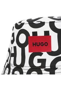 Hugo Kapelusz G51002 Biały. Kolor: biały. Materiał: materiał, bawełna #4
