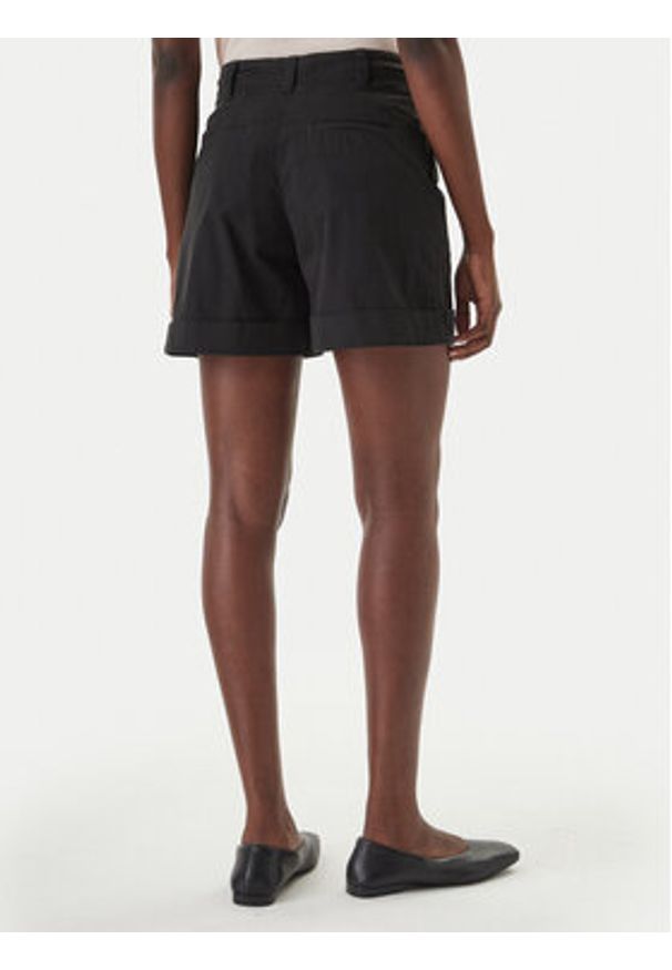 BOSS Szorty materiałowe C_Tanessa-D 50556391 Czarny Regular Fit. Kolor: czarny. Materiał: bawełna