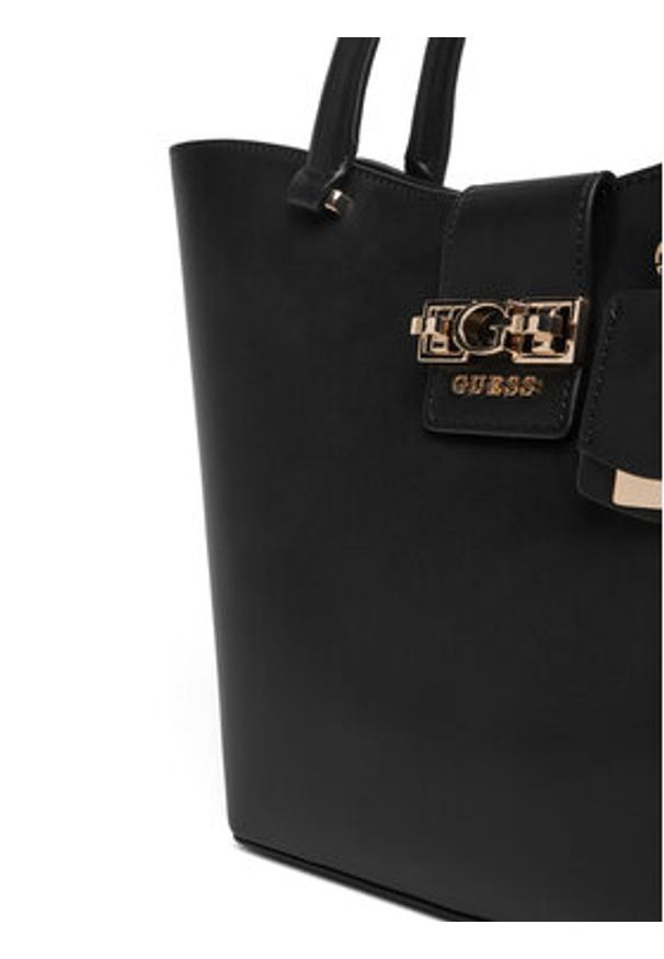 Guess Torebka HWVG98 91220 Czarny. Kolor: czarny. Materiał: skórzane