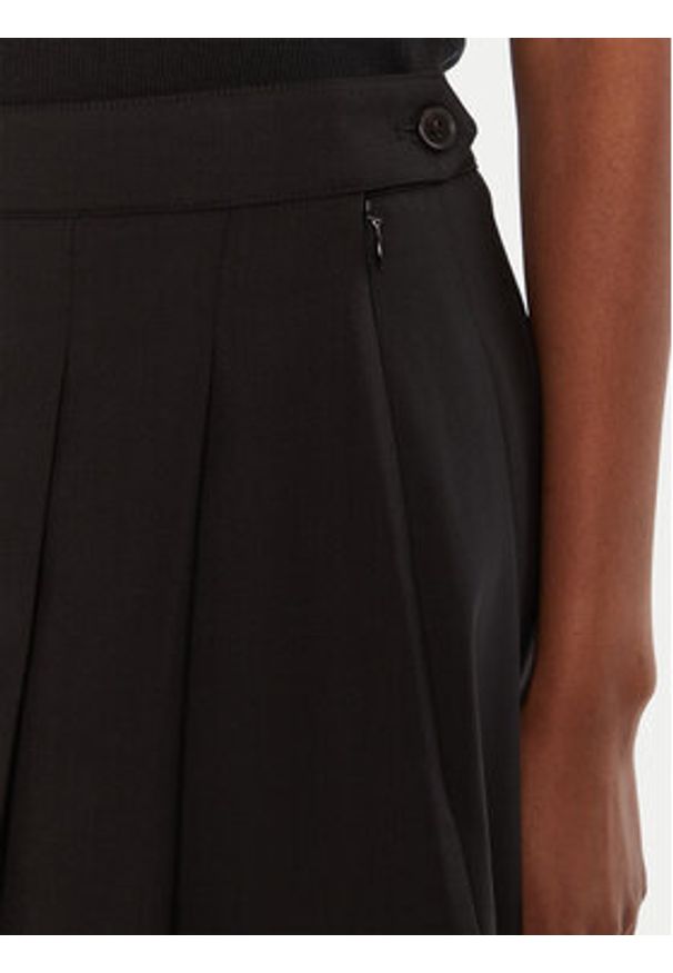 TOMMY HILFIGER - Tommy Hilfiger Spódnica plisowana Timeless WW0WW48354 Czarny Regular Fit. Kolor: czarny. Materiał: syntetyk