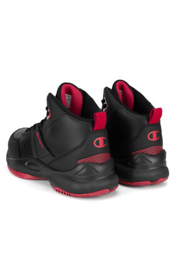Champion Sneakersy ACADEMY MID CUT SHOE S22399-KK001 Czarny. Kolor: czarny. Materiał: materiał