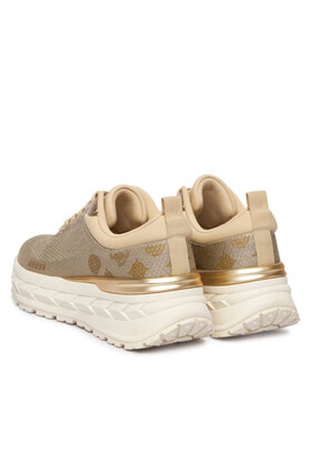 Guess Sneakersy FLPRN3 FAB12 Złoty. Kolor: złoty. Materiał: materiał