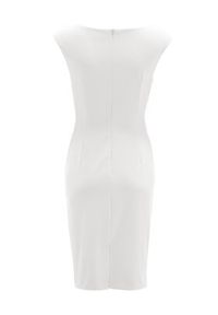 Swing Sukienka koktajlowa 5AI16700 Biały Slim Fit. Kolor: biały. Materiał: syntetyk. Styl: wizytowy #7
