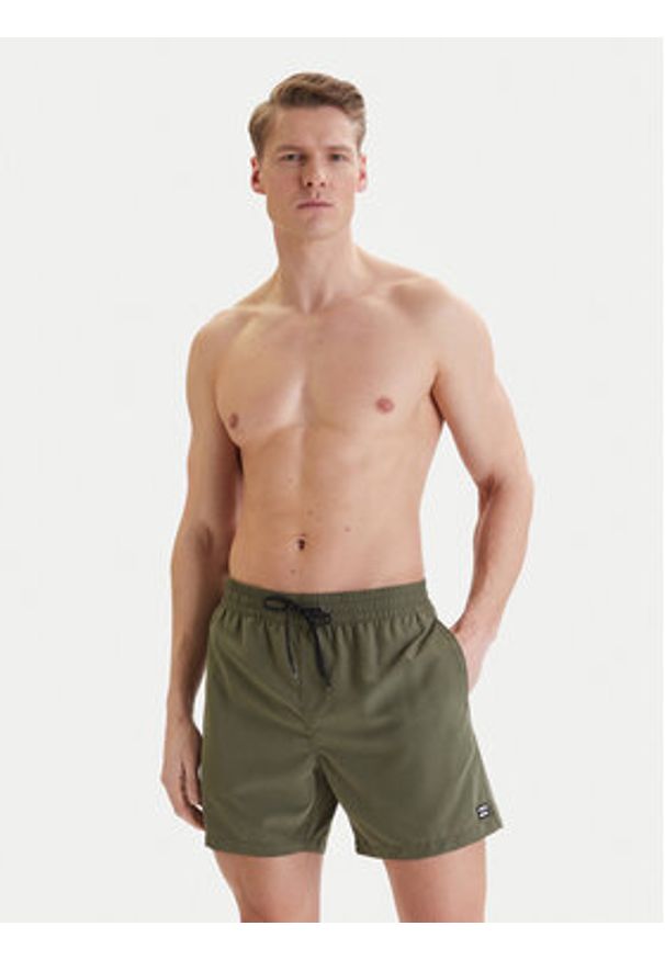 Billabong Szorty kąpielowe All Day EBYJV00134 Zielony Regular Fit. Kolor: zielony. Materiał: syntetyk