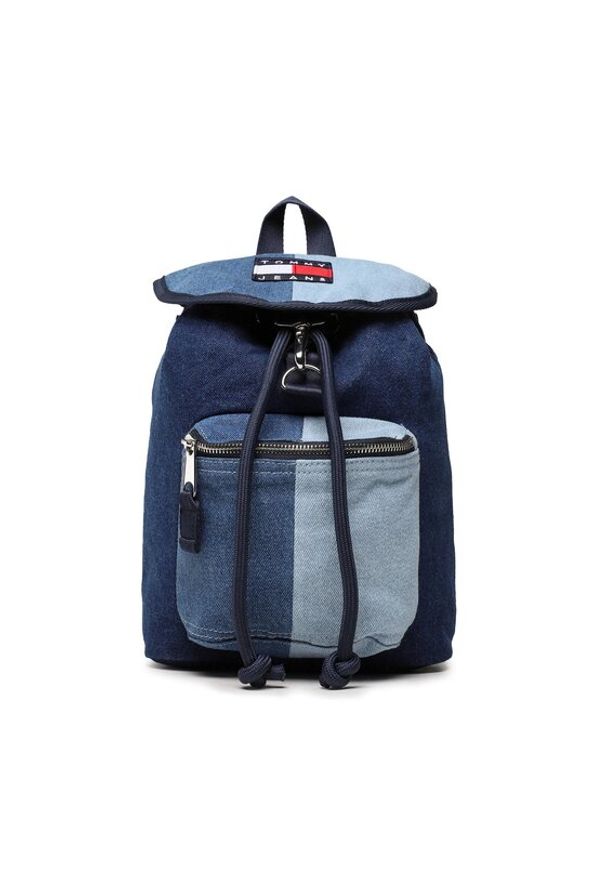 Tommy Jeans Plecak Tjw Heritage Backpack Denim AW0AW14821 Granatowy. Kolor: niebieski. Materiał: materiał