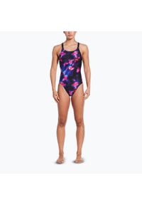 Strój pływacki jednoczęściowy damski Nike Hydrastrong Fastback. Kolor: czarny