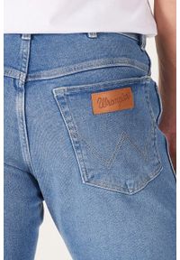 Wrangler - WRANGLER TEXAS SLIM MĘSKIE SPODNIE JEANSOWE BLUE MOON W12SU8392 #6