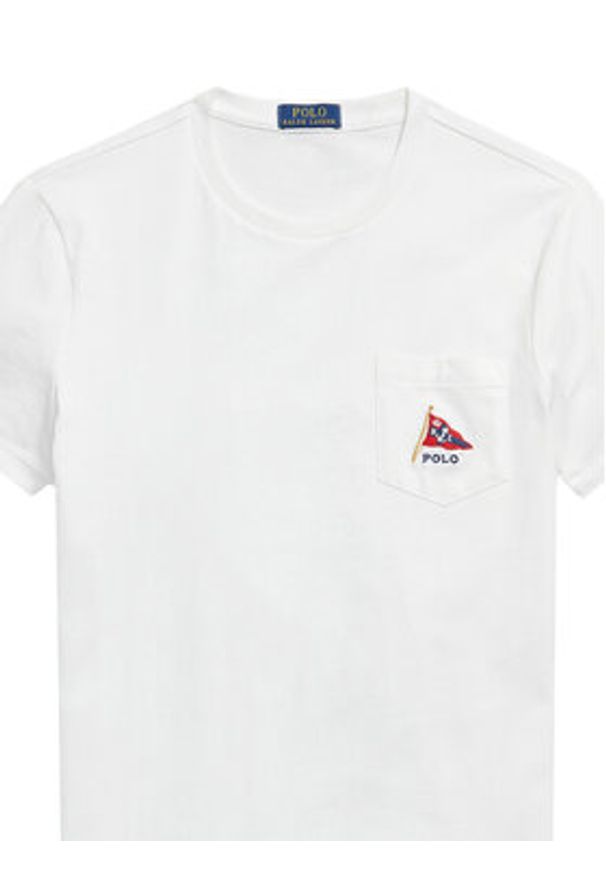 Polo Ralph Lauren T-Shirt 710B21952001 Biały Regular Fit. Typ kołnierza: polo. Kolor: biały. Materiał: bawełna