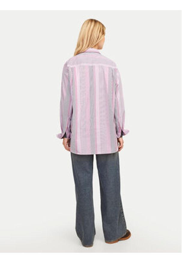 JJXX Koszula Jamie 12200353 Różowy Relaxed Fit. Kolor: różowy. Materiał: bawełna