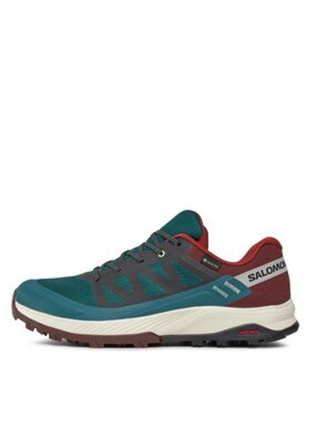 salomon - Salomon Trekkingi Outrise Gtx L47142100 Zielony. Kolor: zielony. Sport: turystyka piesza