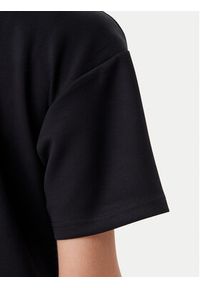 Fila T-Shirt Lisakovsk FAW1044 Czarny Loose Fit. Kolor: czarny. Materiał: wiskoza