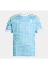 Adidas - Koszulka piłkarska dla dzieci ADIDAS Juventus 25/26 wyjazdowa. Wzór: haft. Sport: piłka nożna