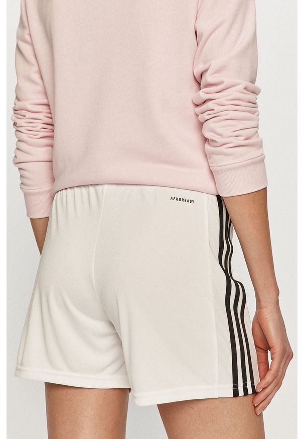 adidas Performance - Szorty. Okazja: na co dzień. Stan: podwyższony. Kolor: biały. Styl: casual