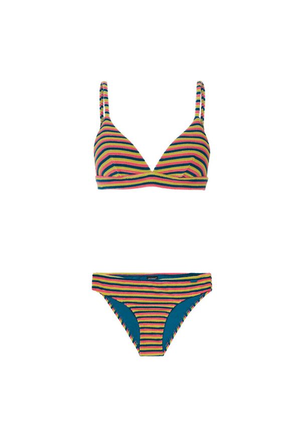 Damski 2-częściowy kostium kąpielowy Protest Elzi Bralette. Kolor: różowy